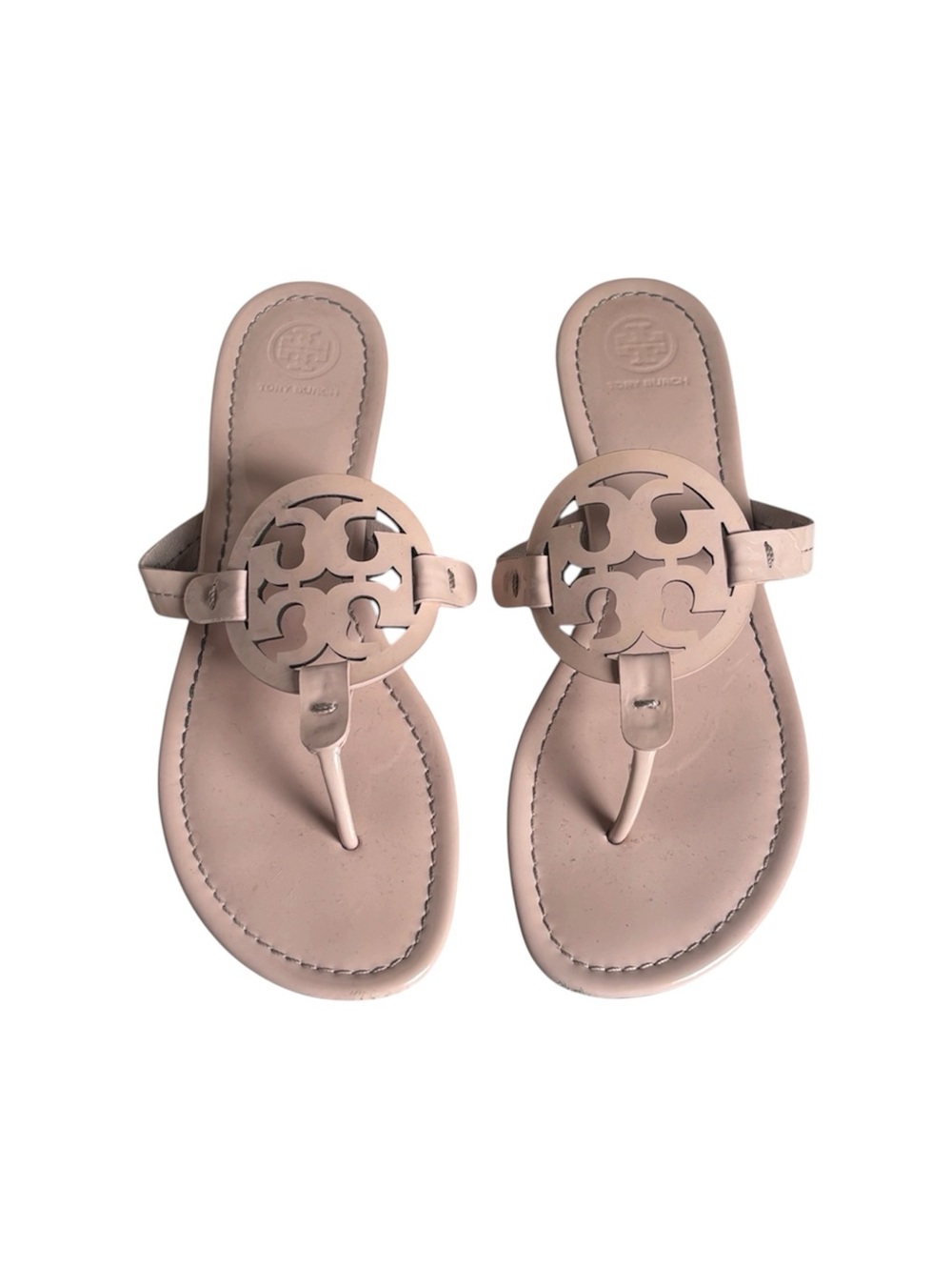 ✨Tory Burch Patent Leather Miller Sandals Women’s Size 9.5✨